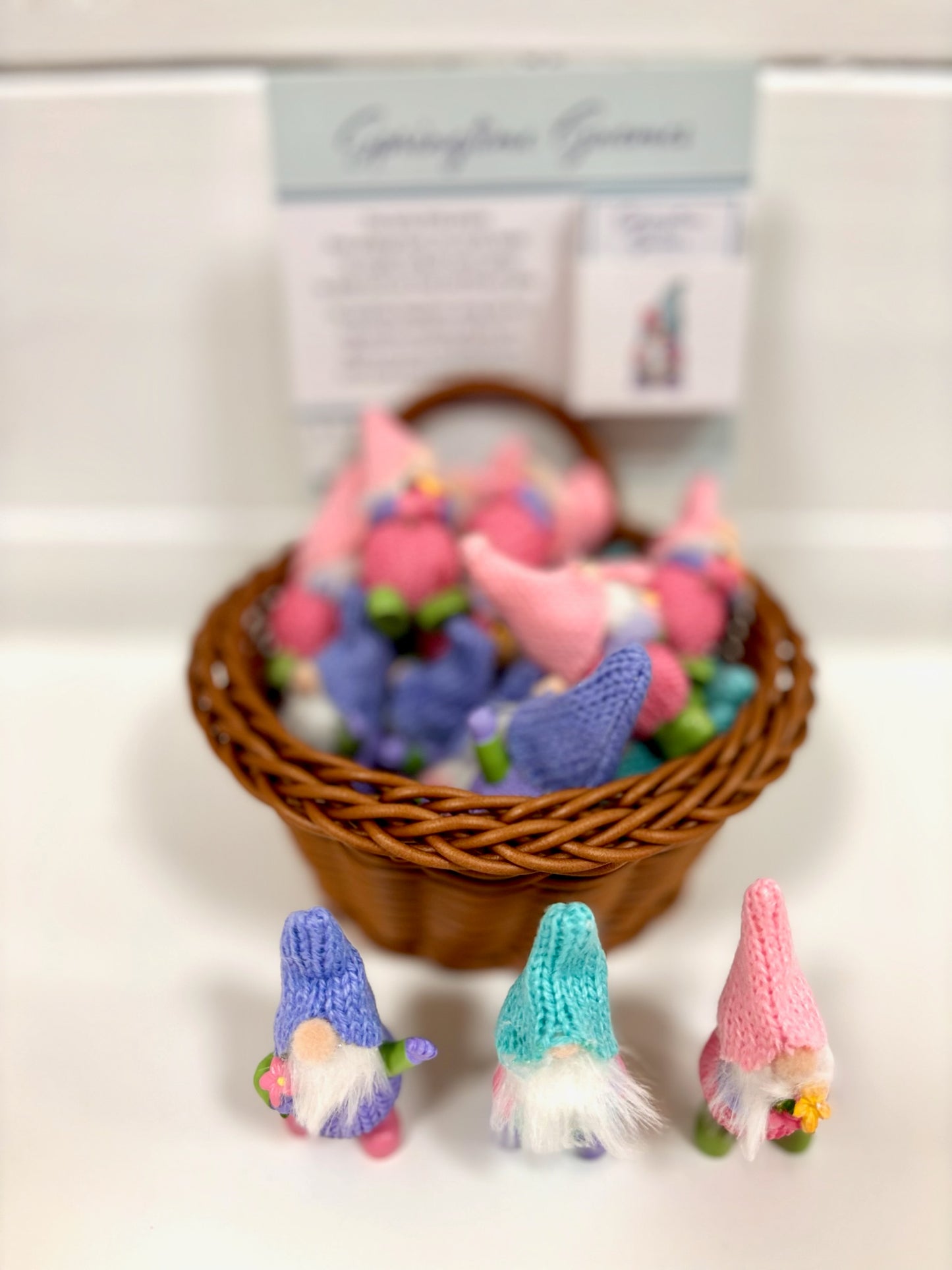 GNOMES IN BASKET
