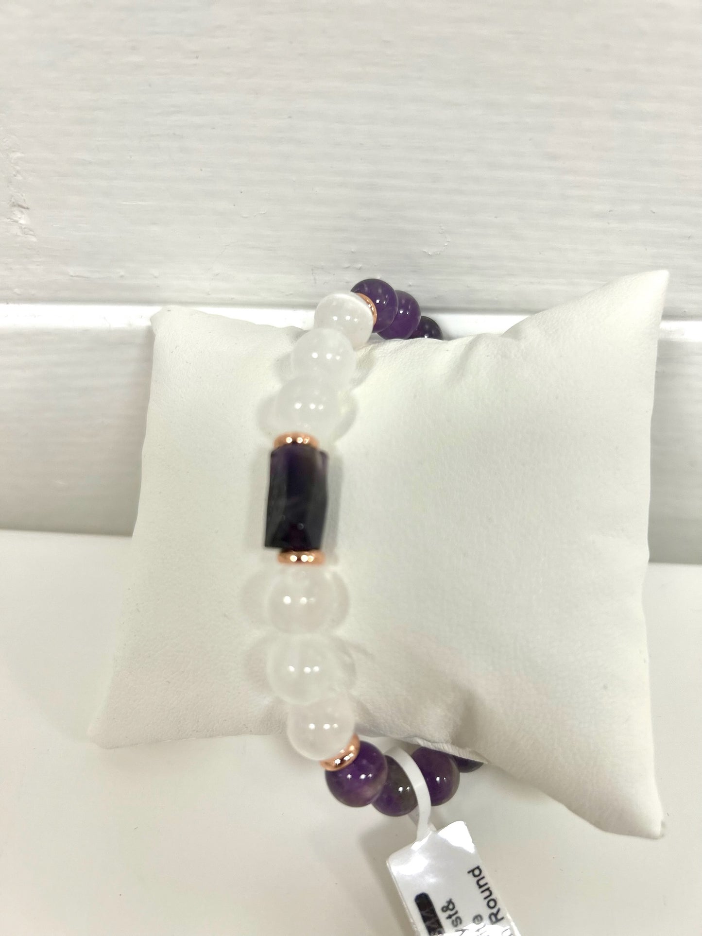AMETHYST & SELENITE BRACELET