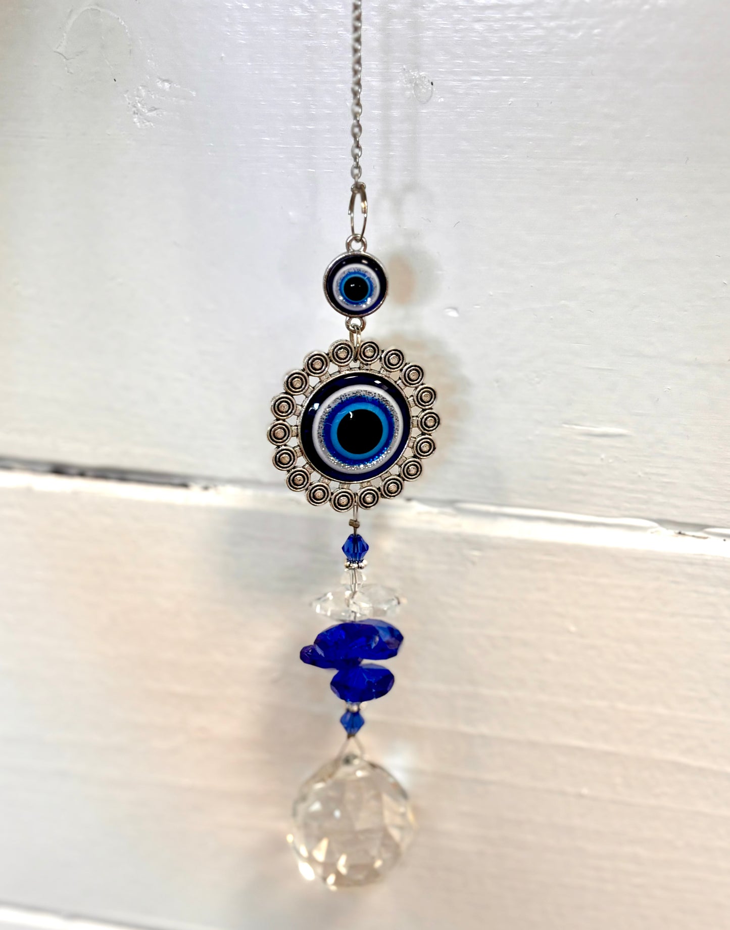 ROUND EVIL EYE SUNCATCHER