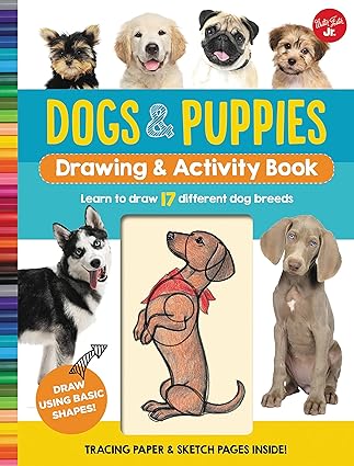 Dogs&Puppies Drawing & Activity Book