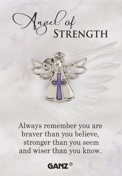 ANGEL OF STRENGTH PIN