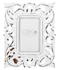 WHITE DISTRESSED PICTURE FRAME