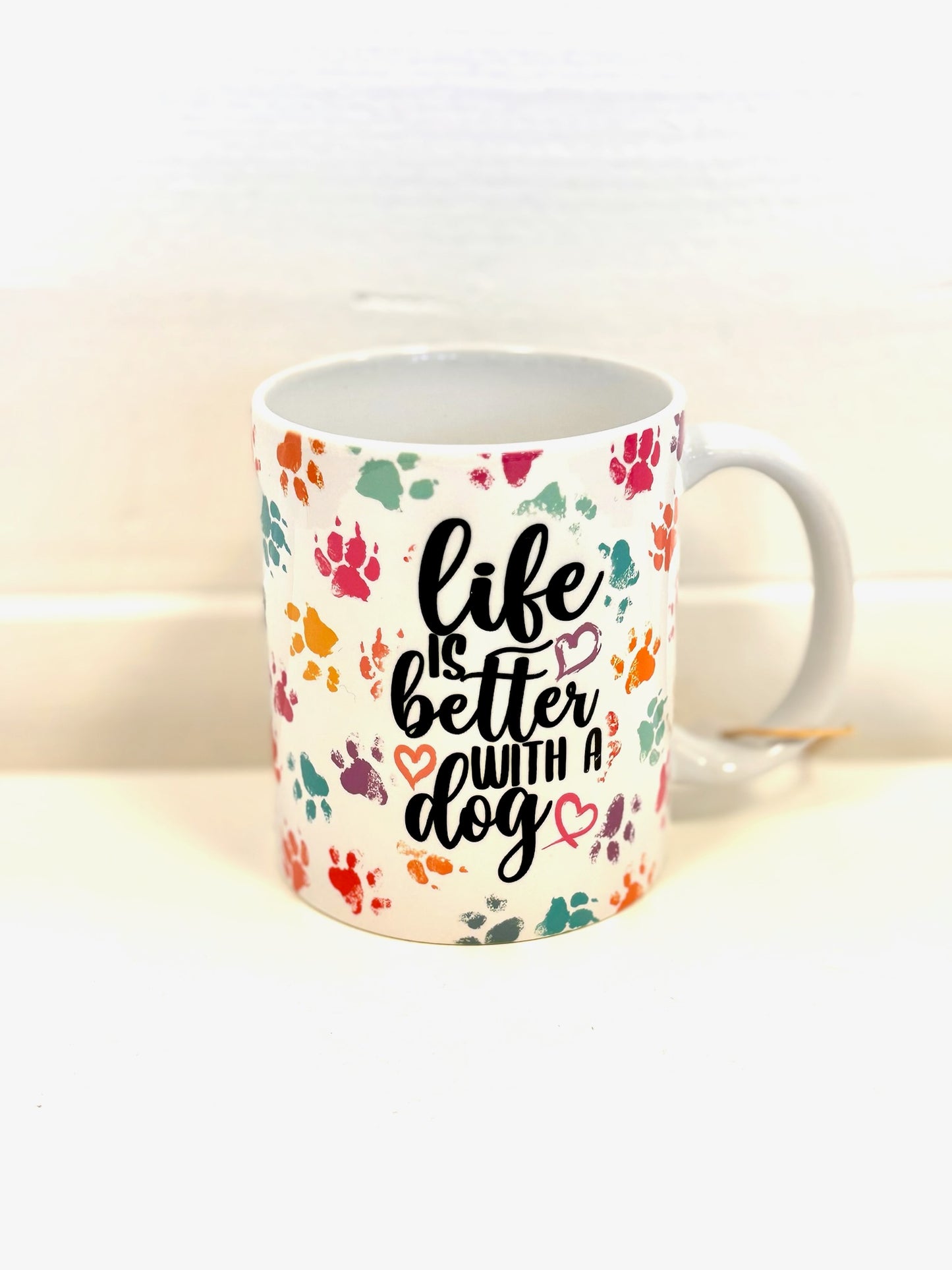 LIFE IS BETTER WITH A DOG SMALL MUG