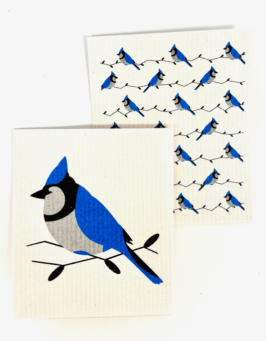 SWEDISH DISH CLOTH - BLUE JAY