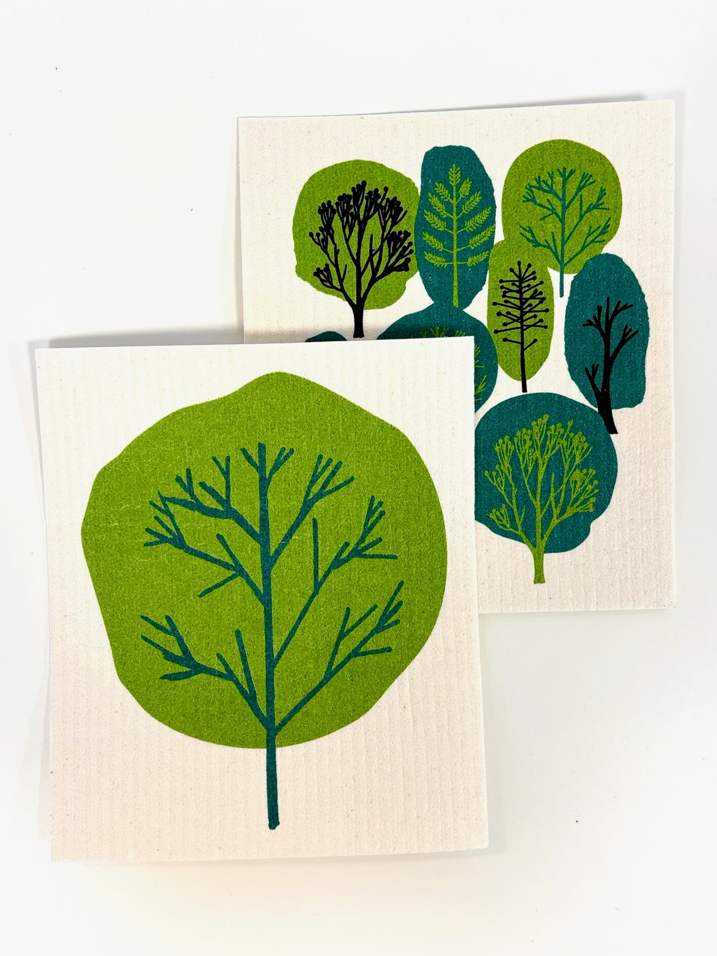 SWEDISH DISH CLOTH - TREES