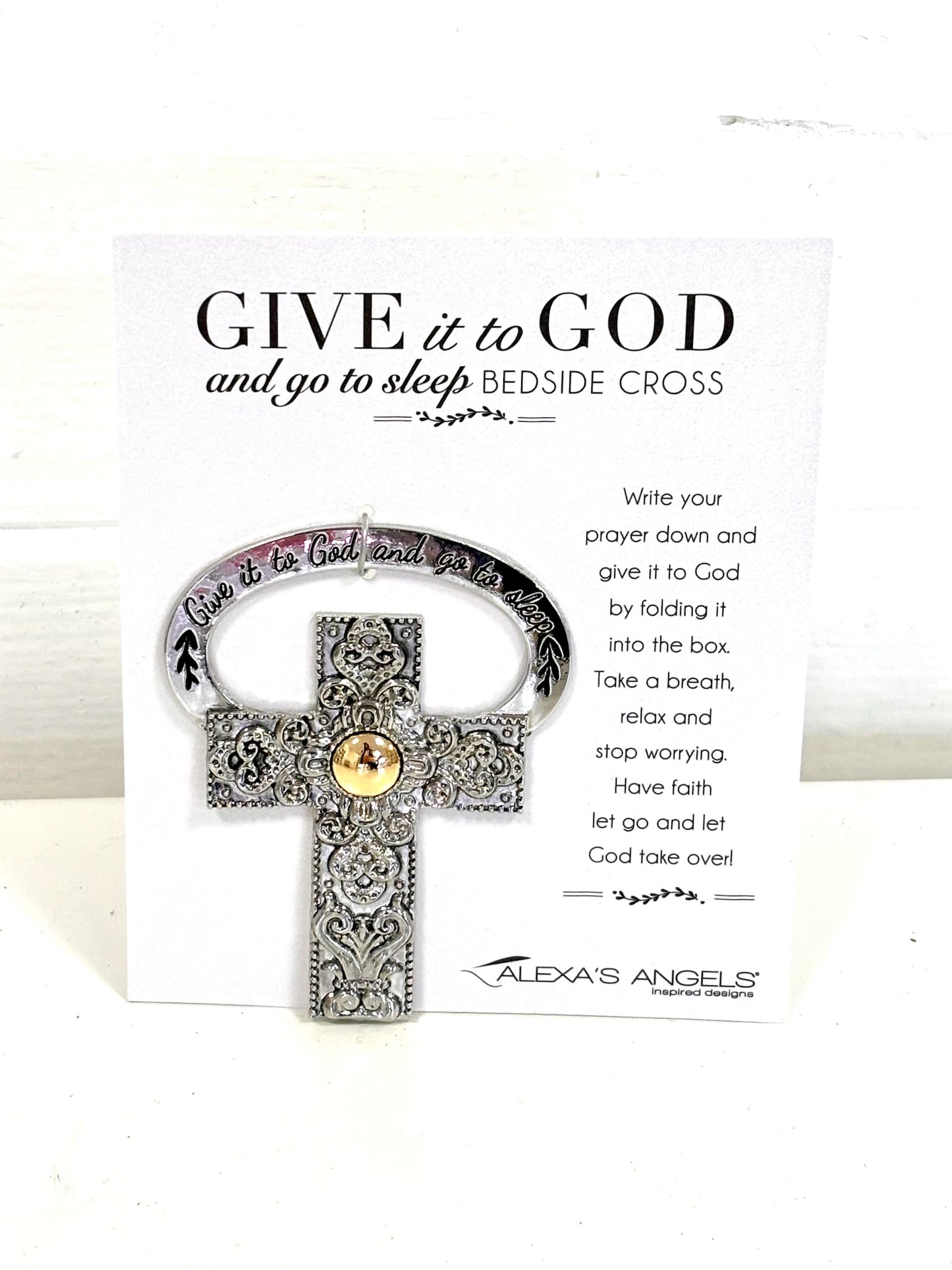 GIVE IT TO GOD BEDSIDE PRAYER BOX