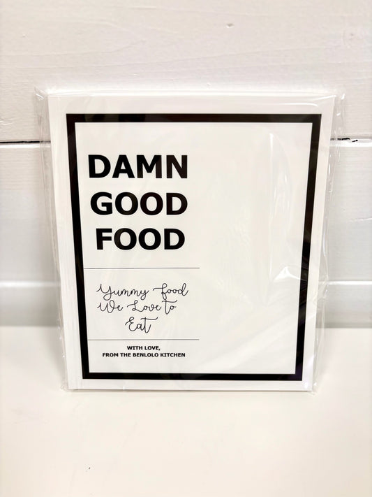 DAMN GOOD FOOD COOKBOOKS