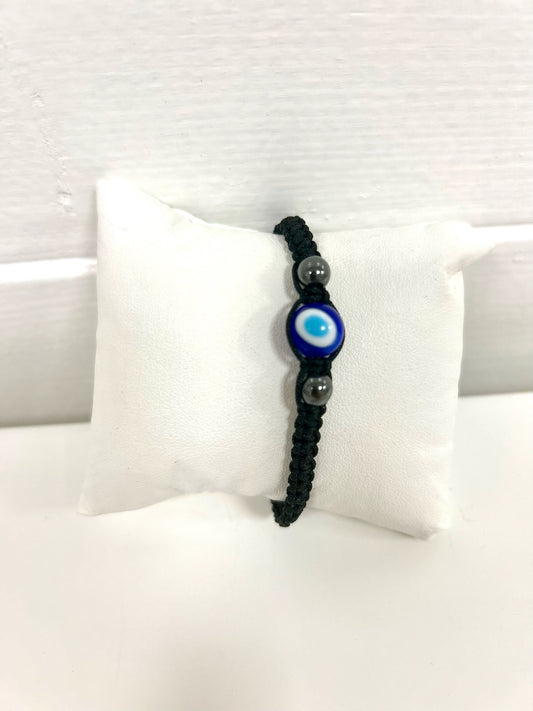 MENS EVIL EYE BRAIDED BRACELET