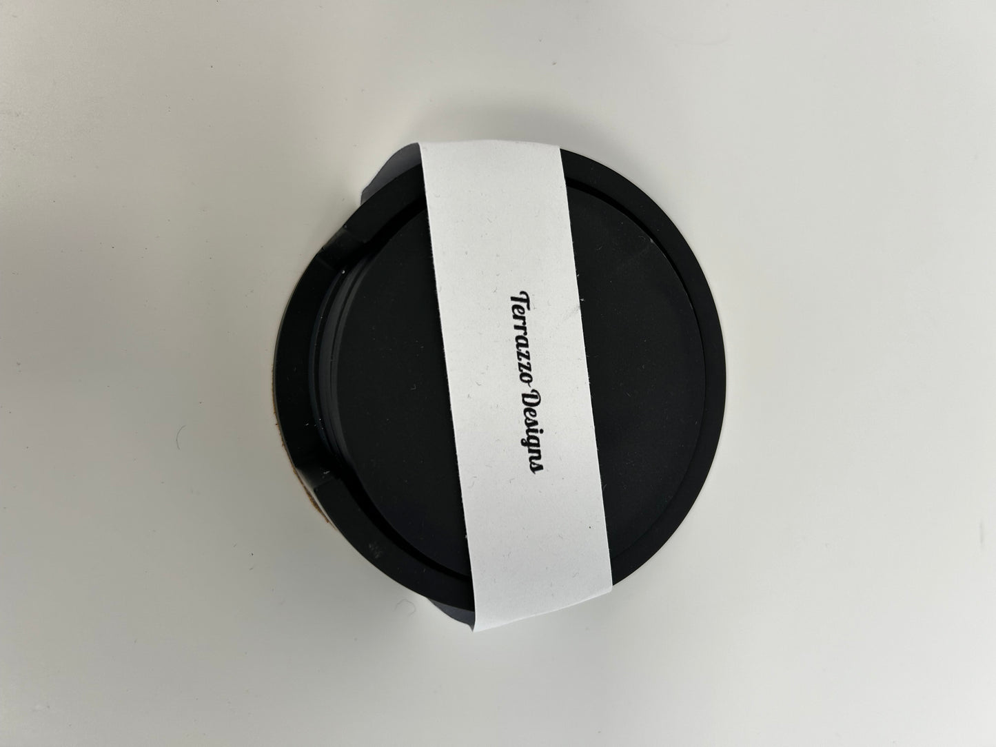BLACK ROUND COASTER SETS