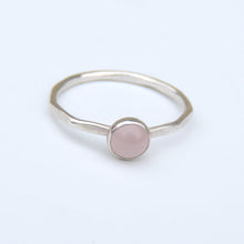 ROSE QUARTZ RING - SIZE 6