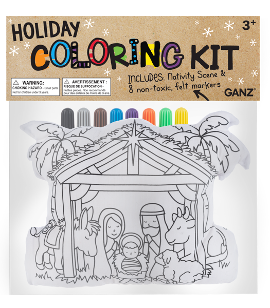 Nativity Scene Coloring Kit
