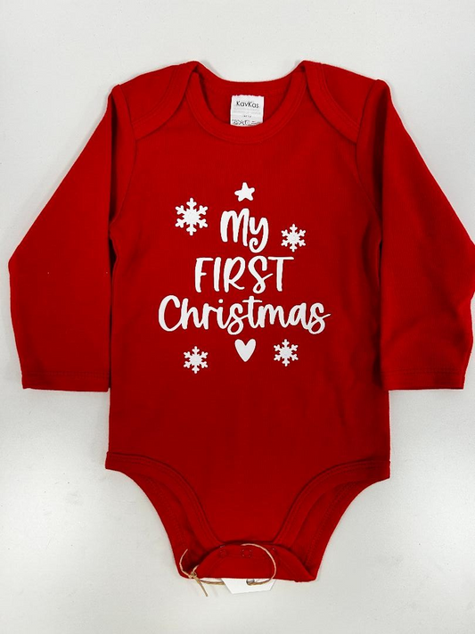 MY FIRST CHRISTMAS ONSIE - RED