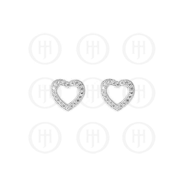 HEART STERLING SILVER EARRINGS